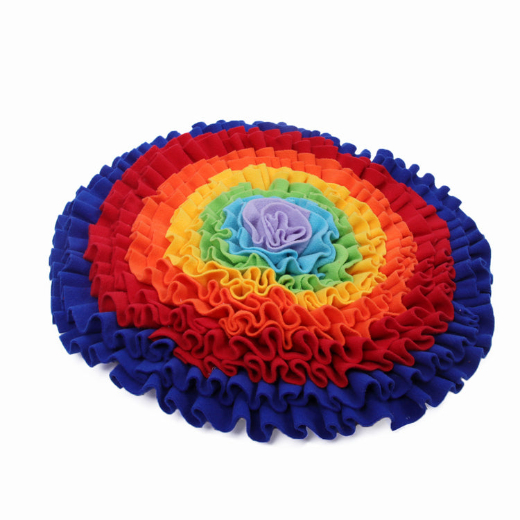 Calming snuffle blanket for dogs - Interactive felt forage mat for mental stimulation in AU & NZ homes.