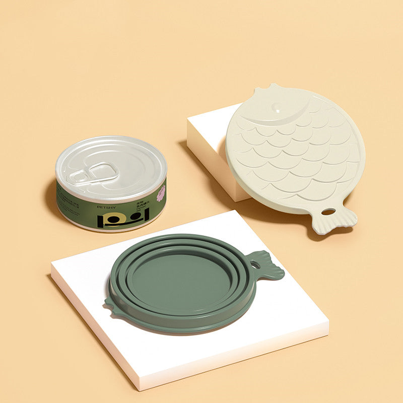 Universal silicone pet can sealer - Airtight food storage lids for fresh dog and cat food in Australia.