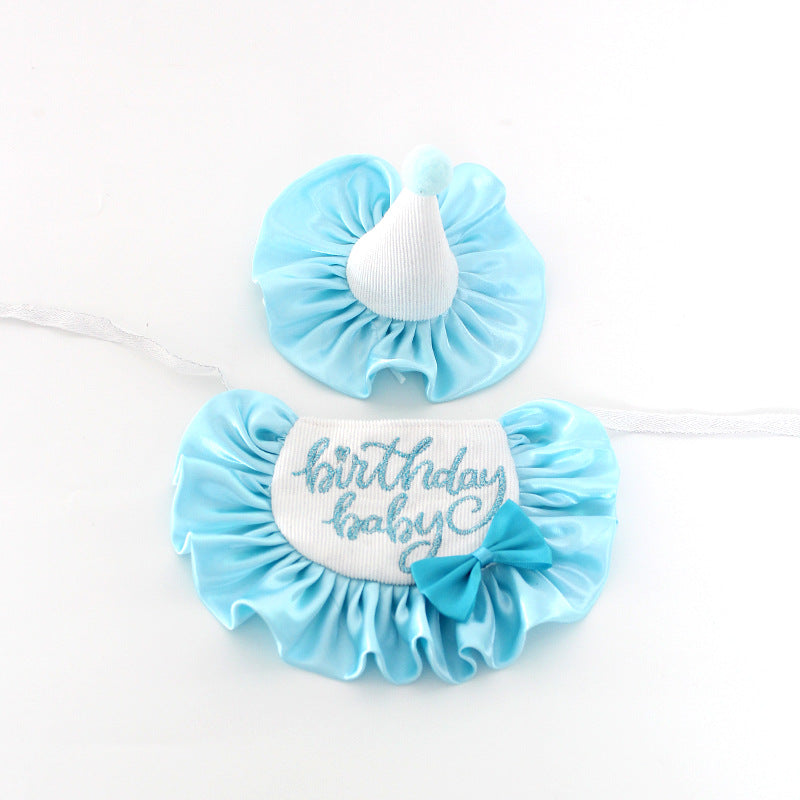 Cute celebration birthday bib for dogs - Festive pet apparel for birthday parties in AU, NZ & Canada.