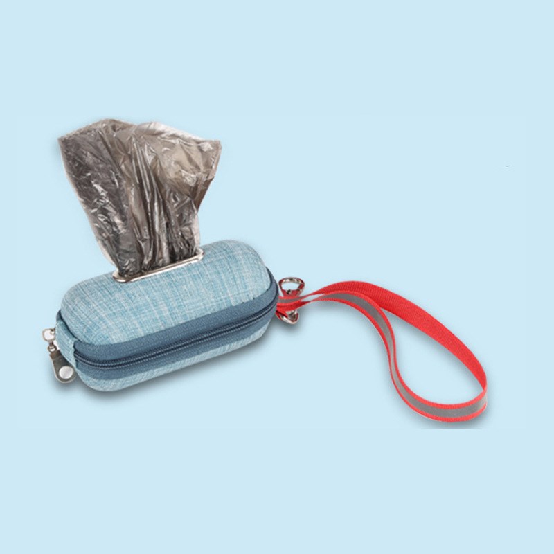 Handy dog poop bag dispenser  - Portable waste bag holder for walks in Australia & NZ.