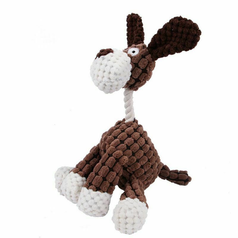 Fun squeaky plush dog toy - Soft durable chew toy for puppies and small dogs in AU, NZ & Canada.
