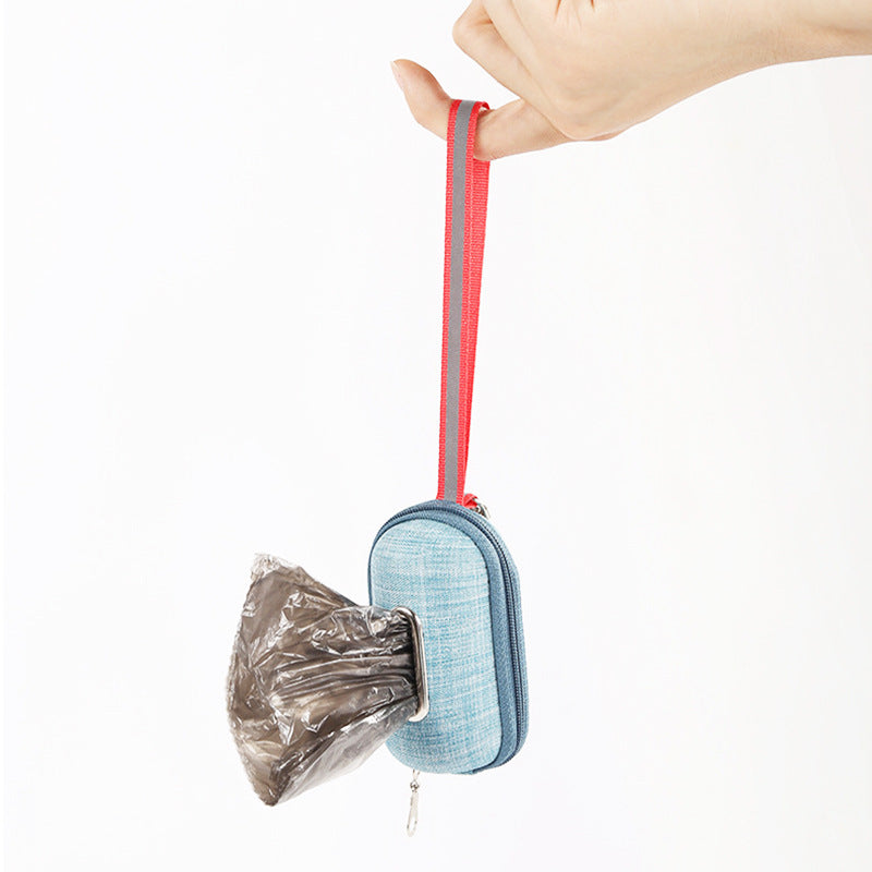 Handy dog poop bag dispenser  - Portable waste bag holder for walks in Australia & NZ.