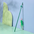 Interactive cat feather wand toy - Durable bird-mimic teaser for indoor play in Australia & NZ.