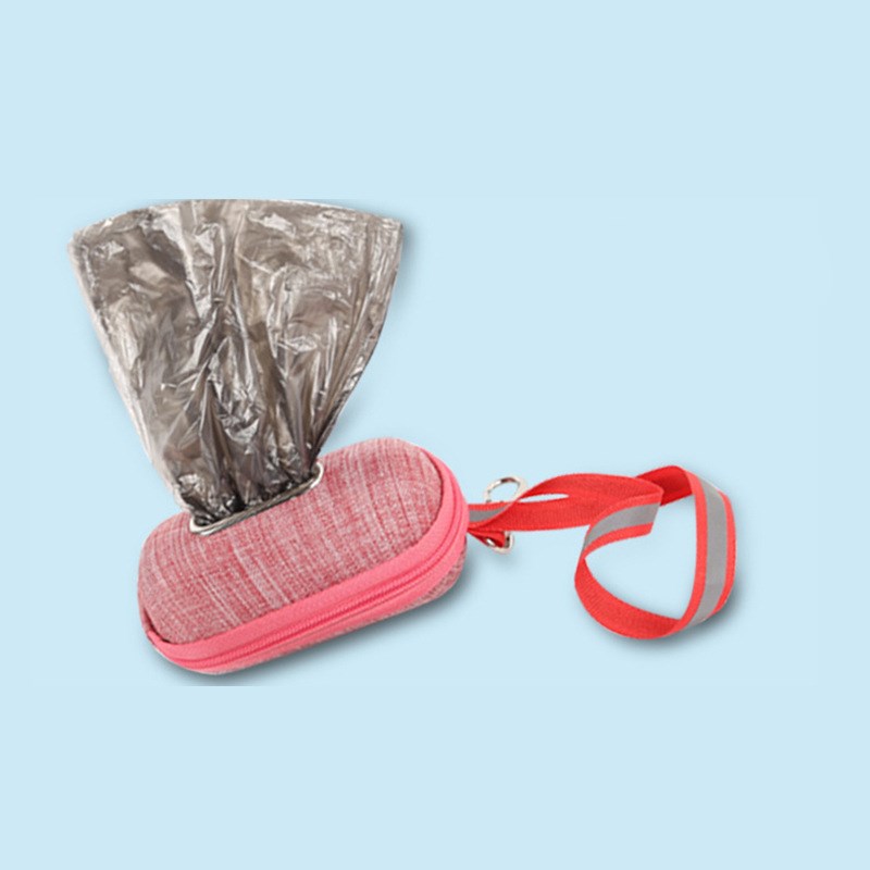 Handy dog poop bag dispenser  - Portable waste bag holder for walks in Australia & NZ.