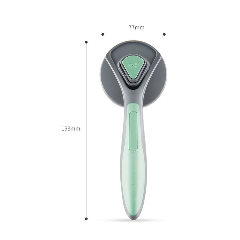 Stainless steel cat hair removal comb - Professional deshedding tool for cat owners in NZ & Canada.