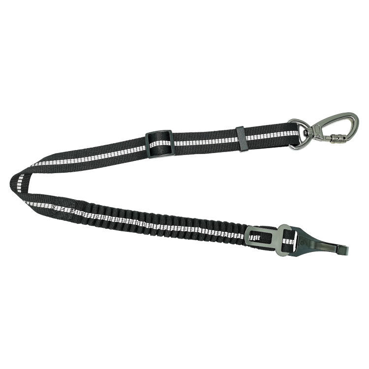 Adjustable retractable dog seat belt - Vehicle safety harness tether for pet travel in NZ, AU & Canada.