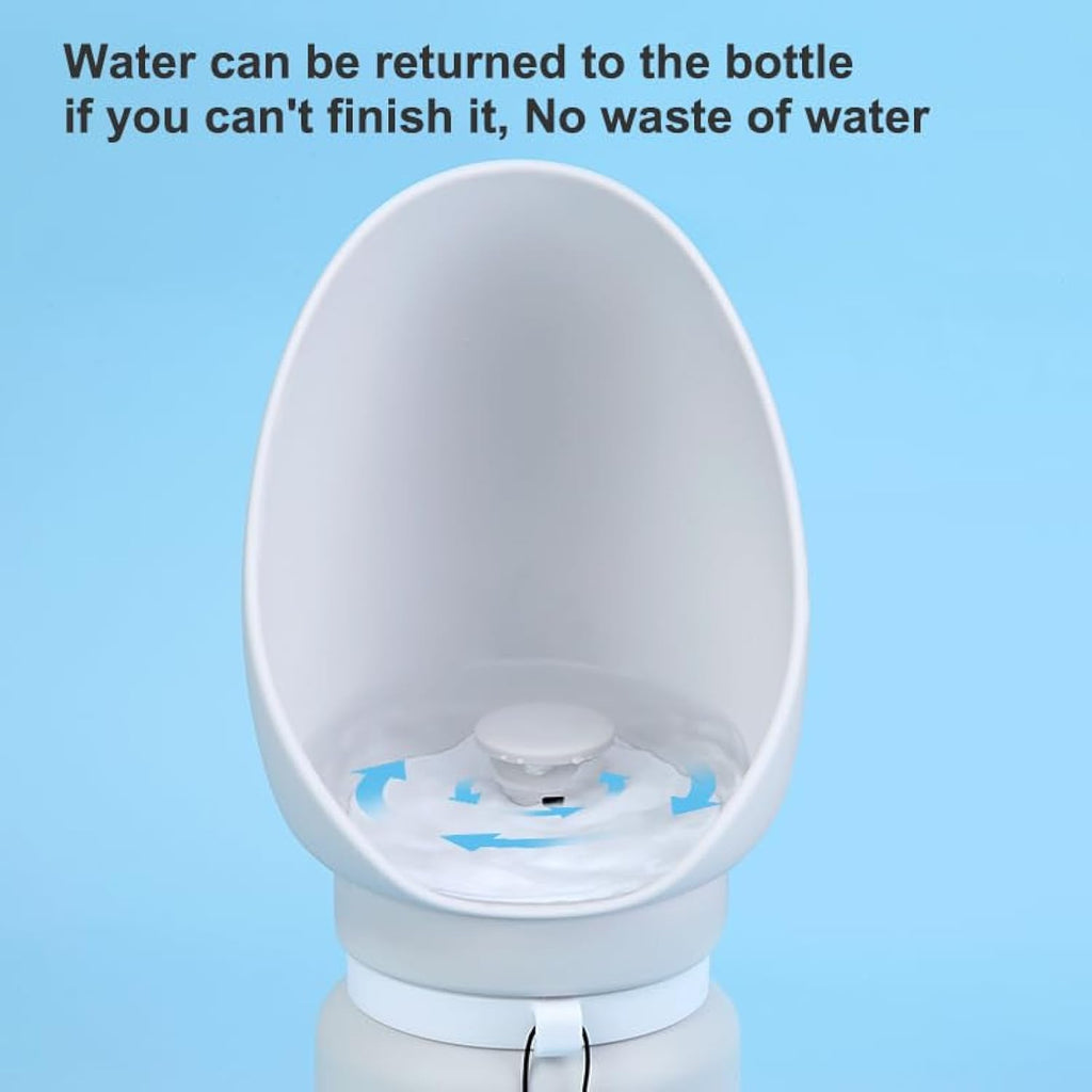 Portable dog water bottle for outdoor walks - Leak-proof travel hydration for pet owners in NZ & AU.