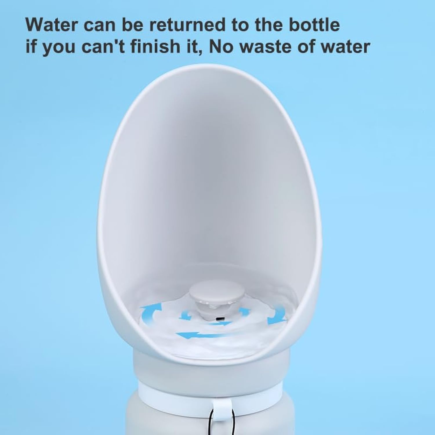 Portable dog water bottle for outdoor walks - Leak-proof travel hydration for pet owners in NZ & AU.