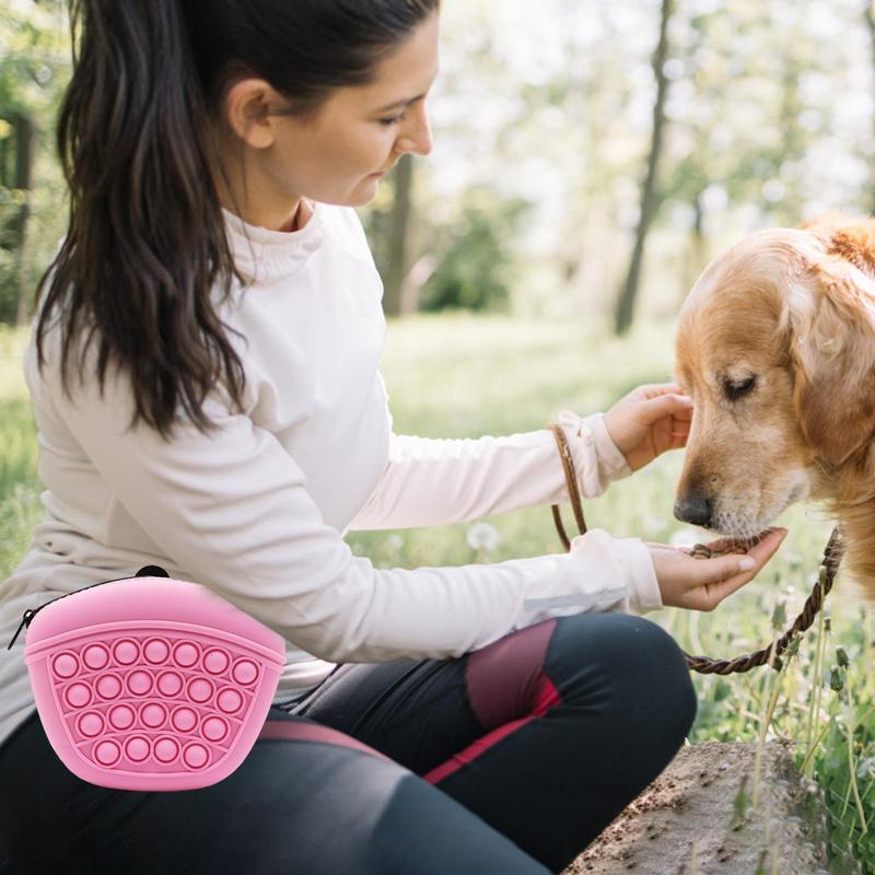 Hands-free dog training treat pouch - Portable waist bag for puppy training and walks in AU & Canada.