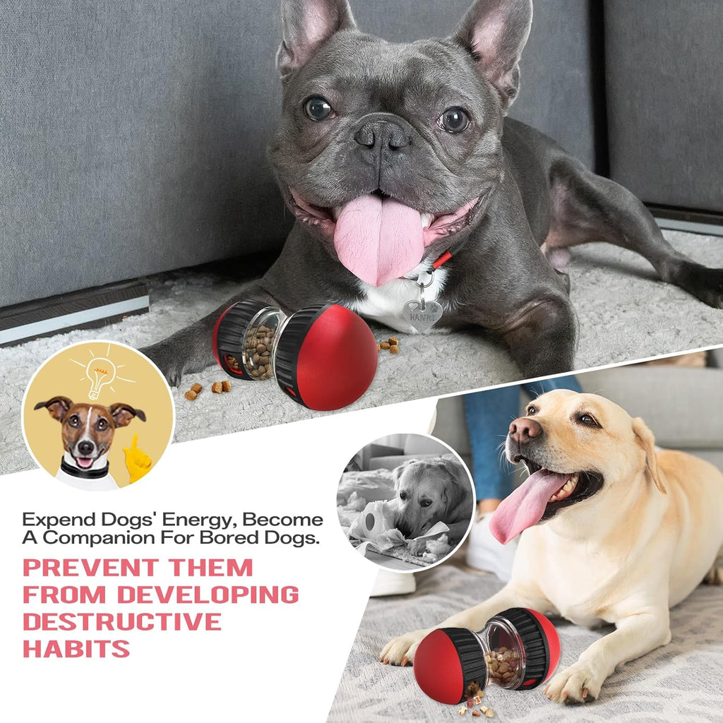 Interactive slow feeder dog toy - Fun mental stimulation and anti-gulping tool for Canada & AU.