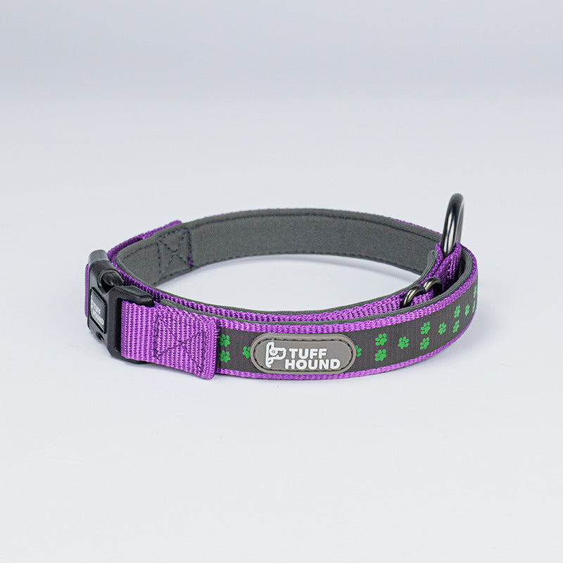 Holographic reflective dog leash for night safety - Durable heavy-duty lead for AU & NZ walks.