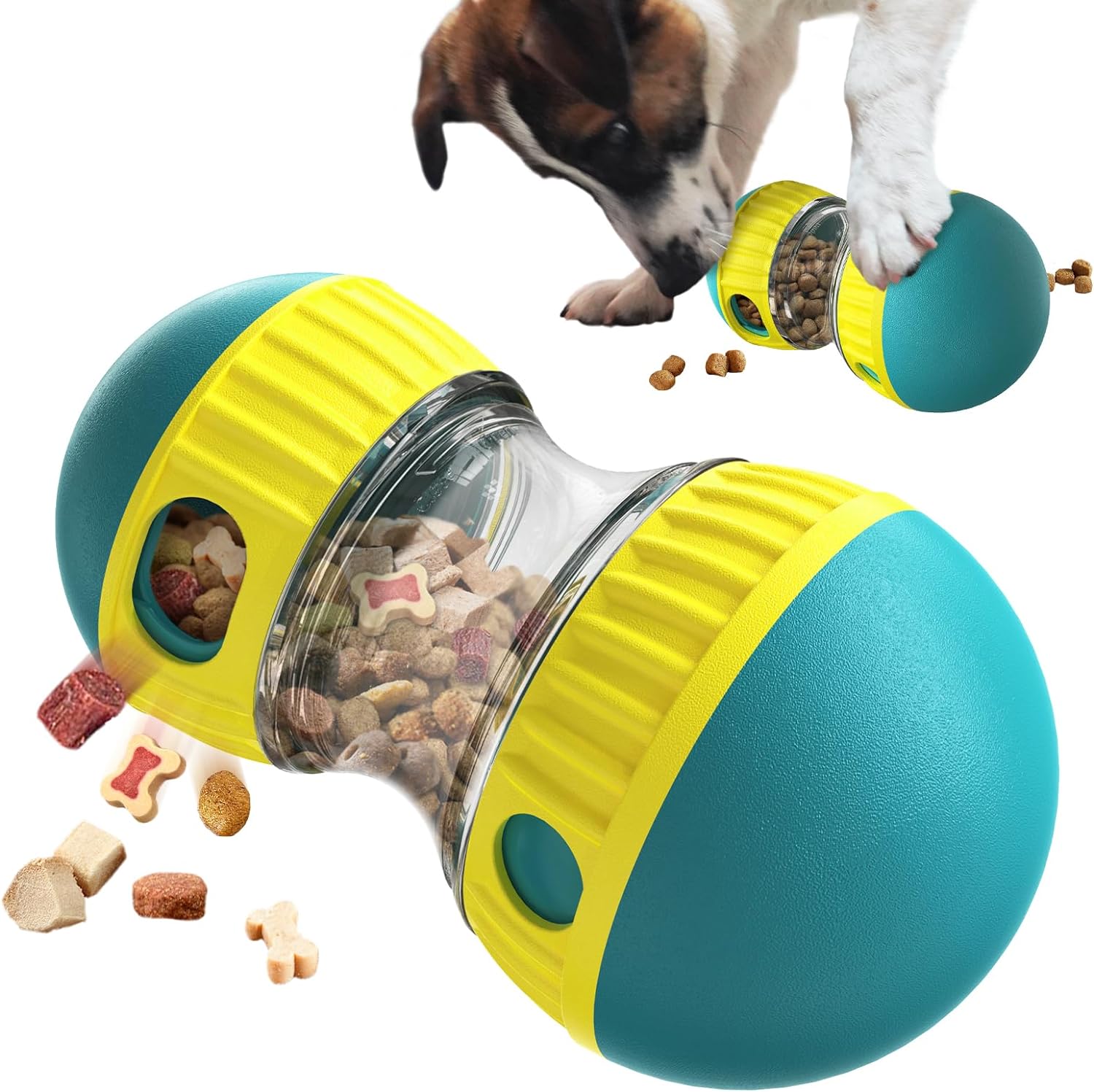 Interactive slow feeder dog toy - Fun mental stimulation and anti-gulping tool for Canada & AU.