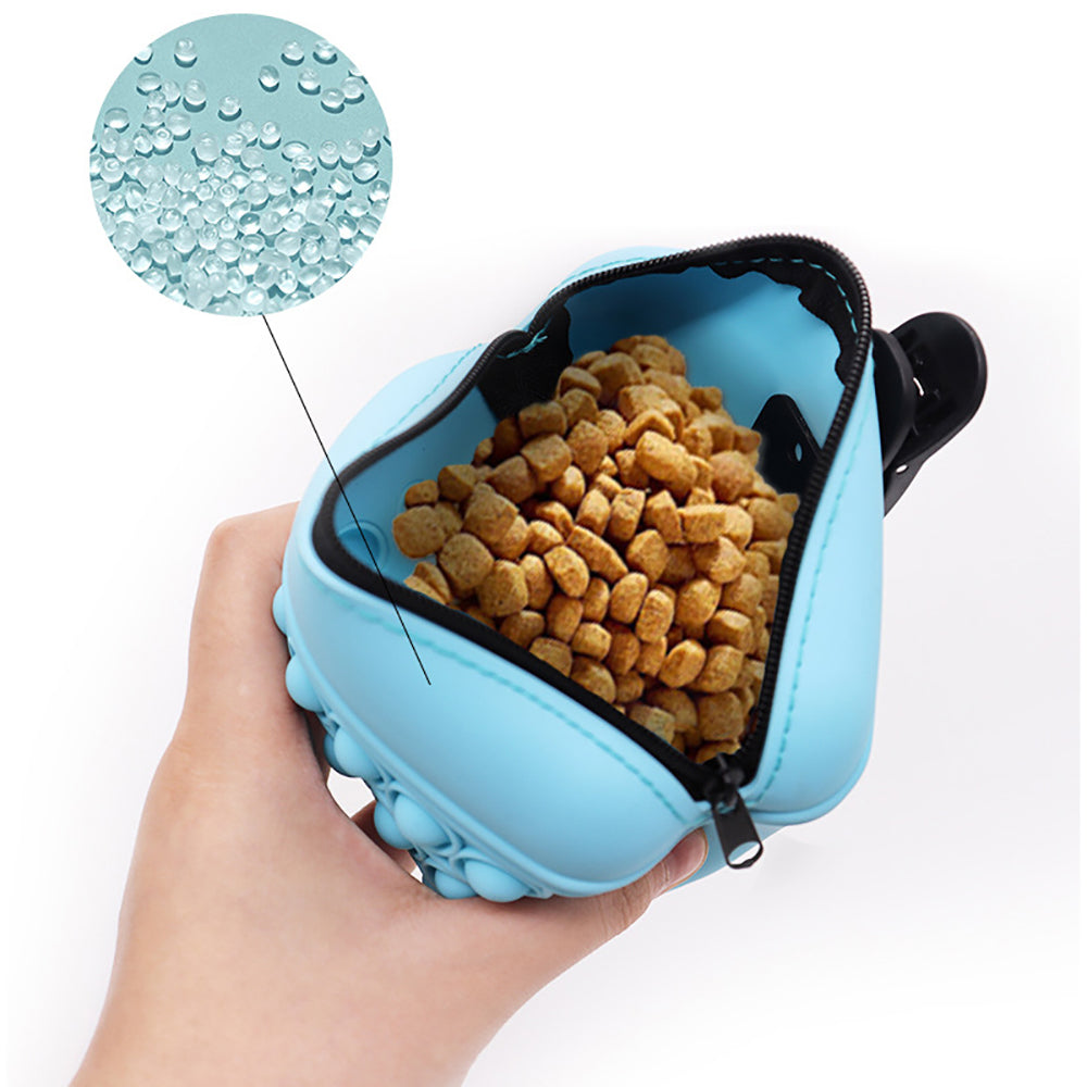 Hands-free dog training treat pouch - Portable waist bag for puppy training and walks in AU & Canada.