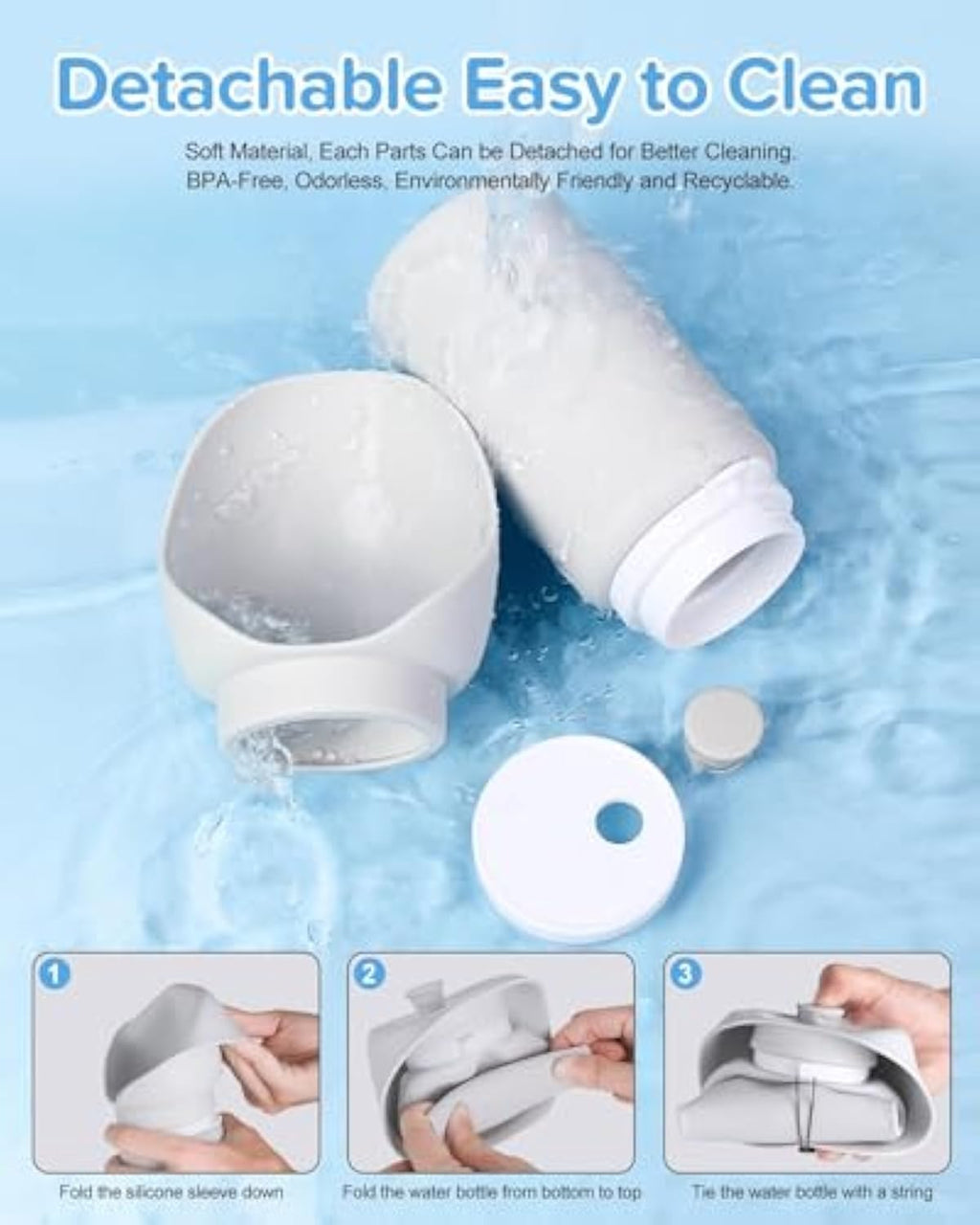 Portable dog water bottle for outdoor walks - Leak-proof travel hydration for pet owners in NZ & AU.