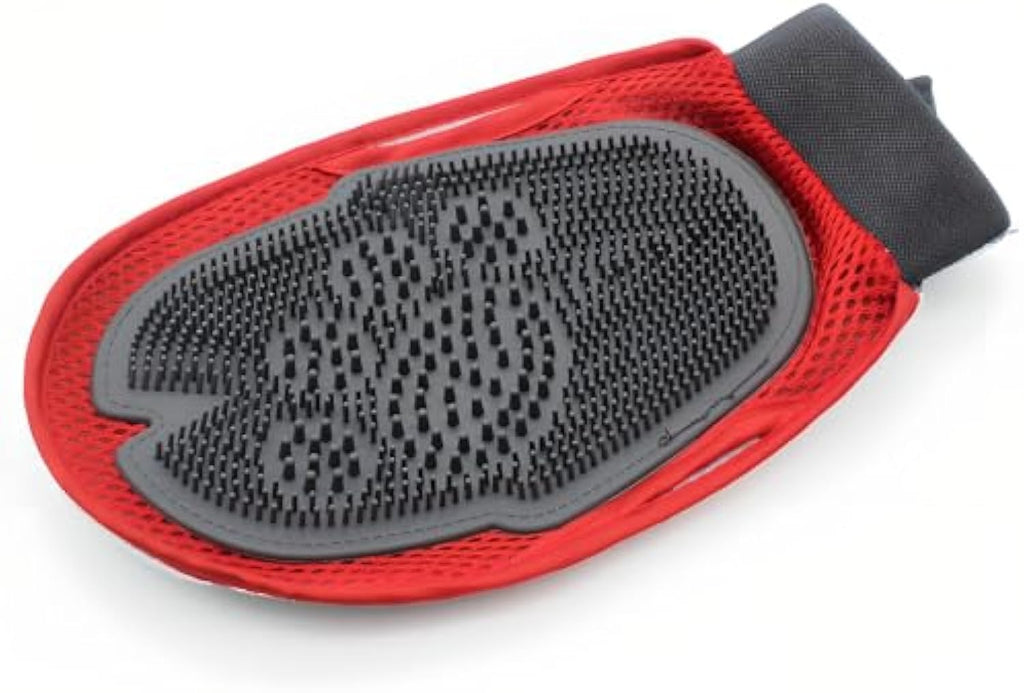 Soft silicone pet grooming gloves - Deshedding and massage tool for cats and dogs in Canada.