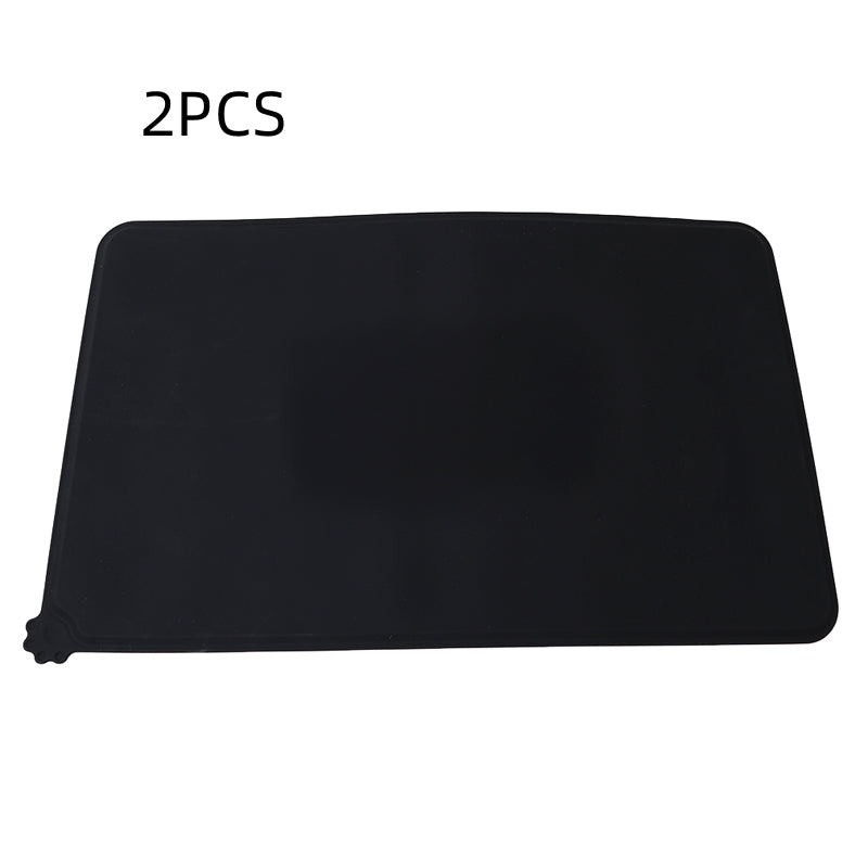 Non-slip silicone pet food mat - Waterproof tidy mealtime helper for dogs and cats in AU & Canada.