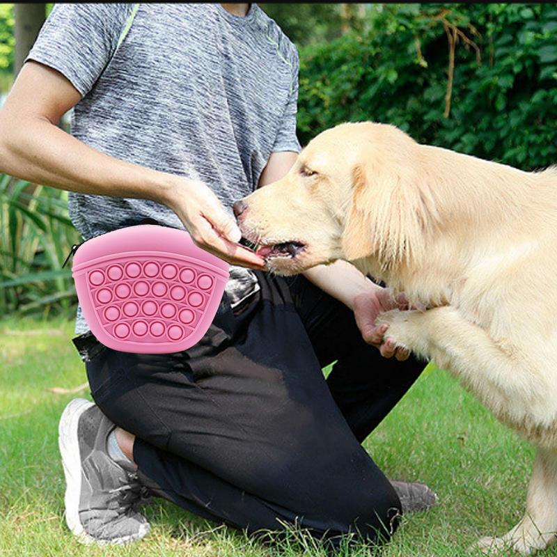 Hands-free dog training treat pouch - Portable waist bag for puppy training and walks in AU & Canada.