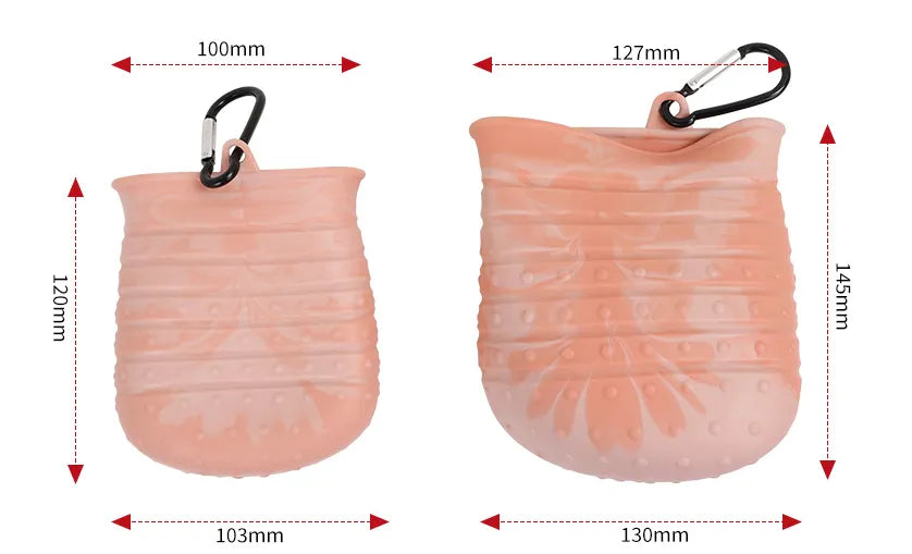 Portable dog paw cleaner with silicone bristles - Easy mud removal for active dogs in Australia.