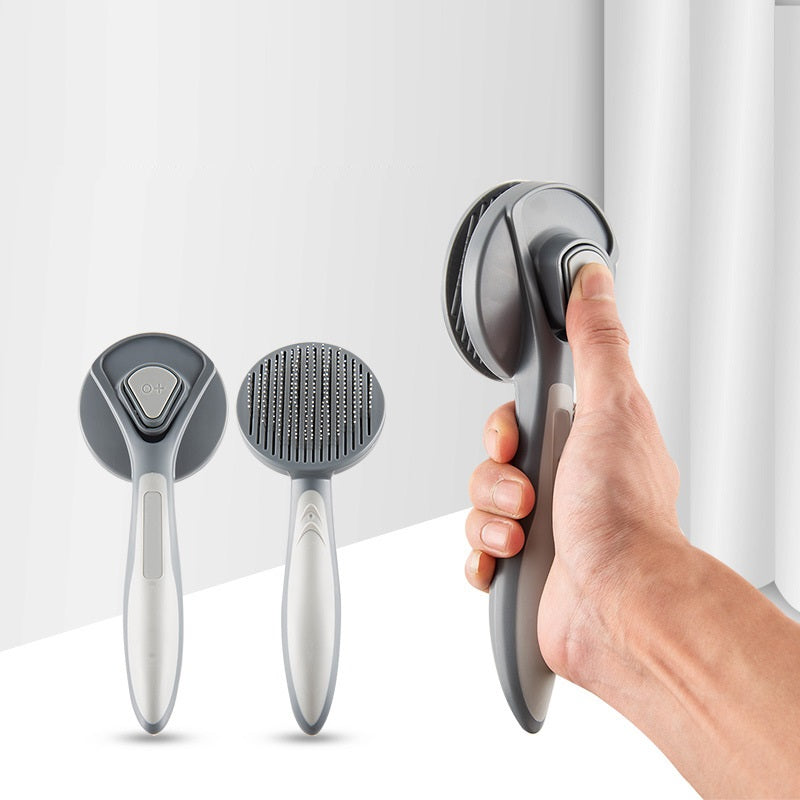 Stainless steel cat hair removal comb - Professional deshedding tool for cat owners in NZ & Canada.